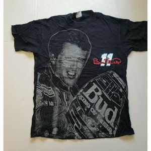 VTG 1992 Motorsports NASCAR Bill Elliott All Over Print Graphic T Shirt size M